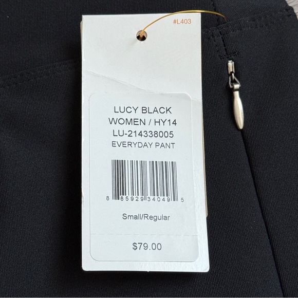 Lucy Everyday Pants Black and Grey Size Small NWT - Picture 5 of 10